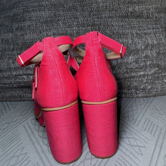 Stylish Pink Women's Platform Heels - Picture 4 of 7